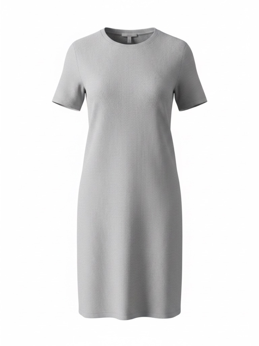 COS Light Gray Ribbed T-shirt Dress